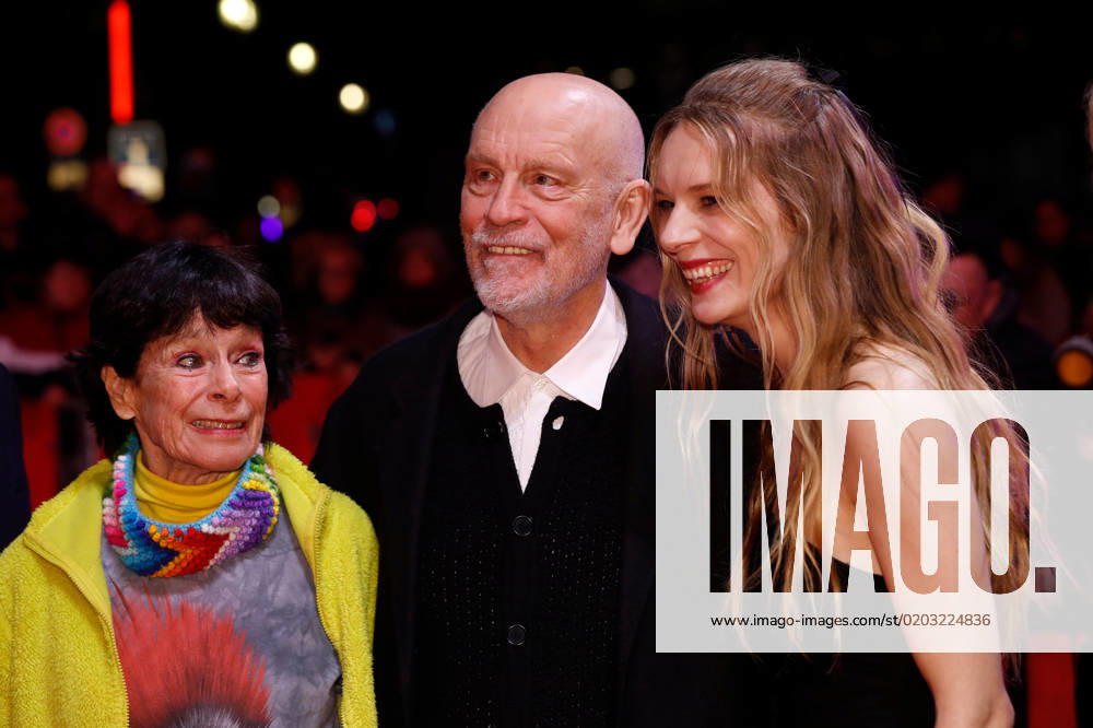 Berlinale Seneca On the Creation of Earthquakes World Premiere John Malkovich and Lilith Stangenberg on the red carpet at the world premiere of Seneca On the Creation of Earthquakes as part of the 73 Berlinale at the Berlinale Palast in Berlin