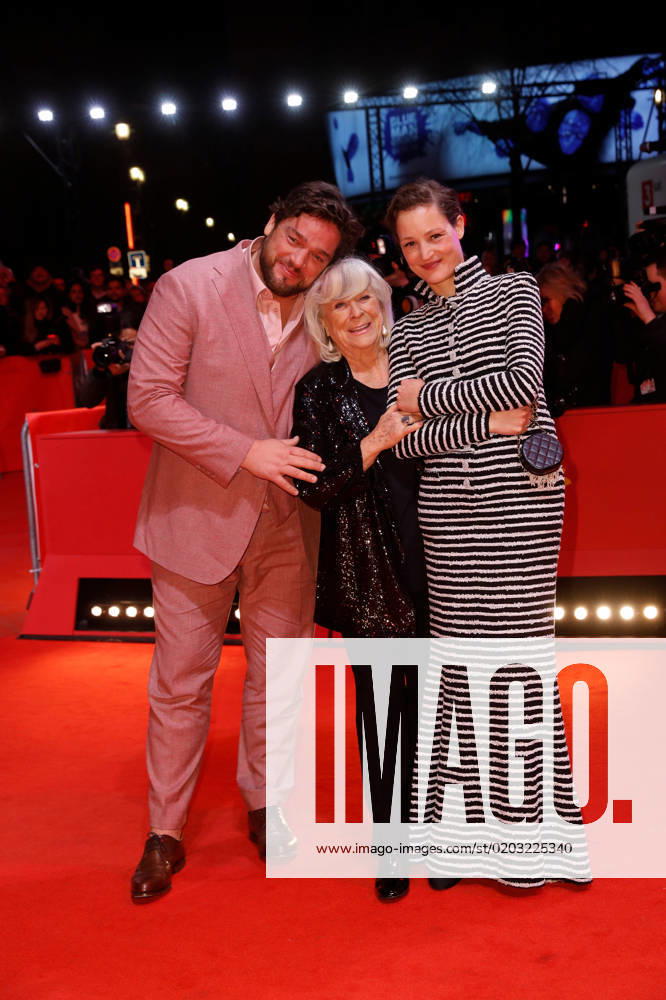 Berlinale Ingeborg Bachmann Journey into the Desert World Premiere Ronald Zehrfeld, Margarethe von Trotta and Vicky Krieps on the red carpet at the world premiere of Ingeborg Bachmann Journey into the Desert as part of the 73 Berlinale at the Berlinale Palast in Berlin