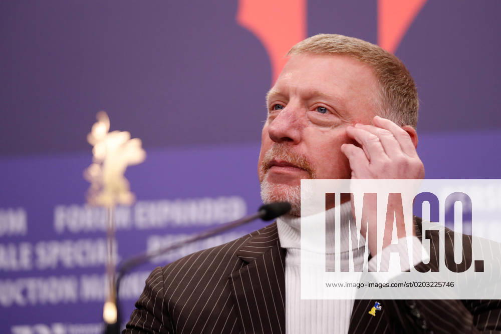 Berlinale Boom Boom The World vs Boris Becker Photo Call Boris Becker at the press conference of Boom Boom The World vs Boris Becker during the 73 Berlinale at the Grand Hyatt Hotel in Berlin