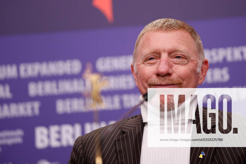 Berlinale Boom Boom The World vs Boris Becker Photo Call Boris Becker at the press conference of Boom Boom The World vs Boris Becker during the 73 Berlinale at the Grand Hyatt Hotel in Berlin