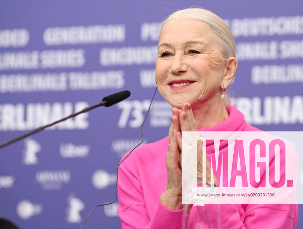 73rd Berlin International Film Festival (Berlinale) - Golda - Press Conference Featuring: Helen Mirren Where: Berlin, Germany When: 20 Feb 2023 Credit: Cover Images