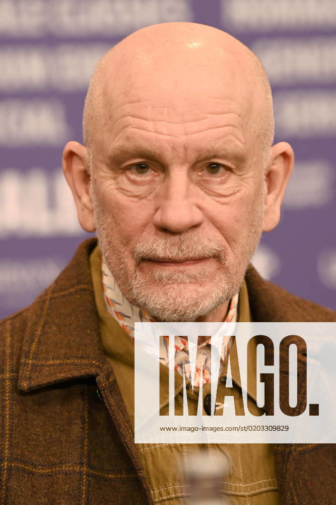 Seneca Press Conference Berlin. Germany. John Malkovich at the Seneca press conference during the 73rd Berlinale International Film Festival Berlin at Grand Hyatt Hotel. 20th February 2023. LMK200-S210223-004