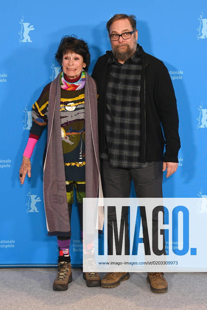Seneca Press Photocall Berlin. Germany. Robert Schwentke and Geraldine Chaplin at the Seneca photocall during the 73rd Berlinale International Film Festival Berlin at Grand Hyatt Hotel. 20th February 2023. LMK200-S210223-005