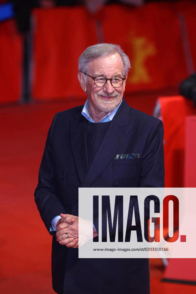 American movie director STEVEN SPIELBERG on the Red Carpet of Berlinale Palast. Spielberg was awarded the Golden Bear at the Berlinale 2023 Film Festival for his contribution to cinema. Berlin Germany - ZUMAt227 20230221_zip_t227_010