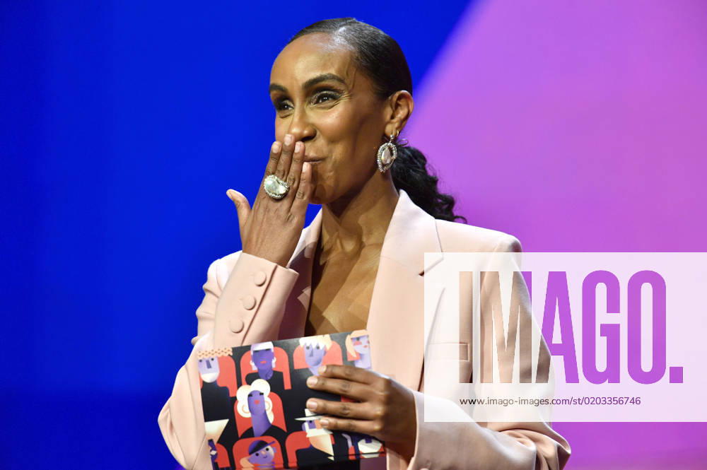 Hadnet Tesfai at the presentation of the Honorary Golden Bear to Steven Spielberg at the Berlinale 2023 73 Berlin International Film Festival at the Berlinale Palast Berlin, 21 02 2023. Foto:xN.xKubelkax xFuturexImage