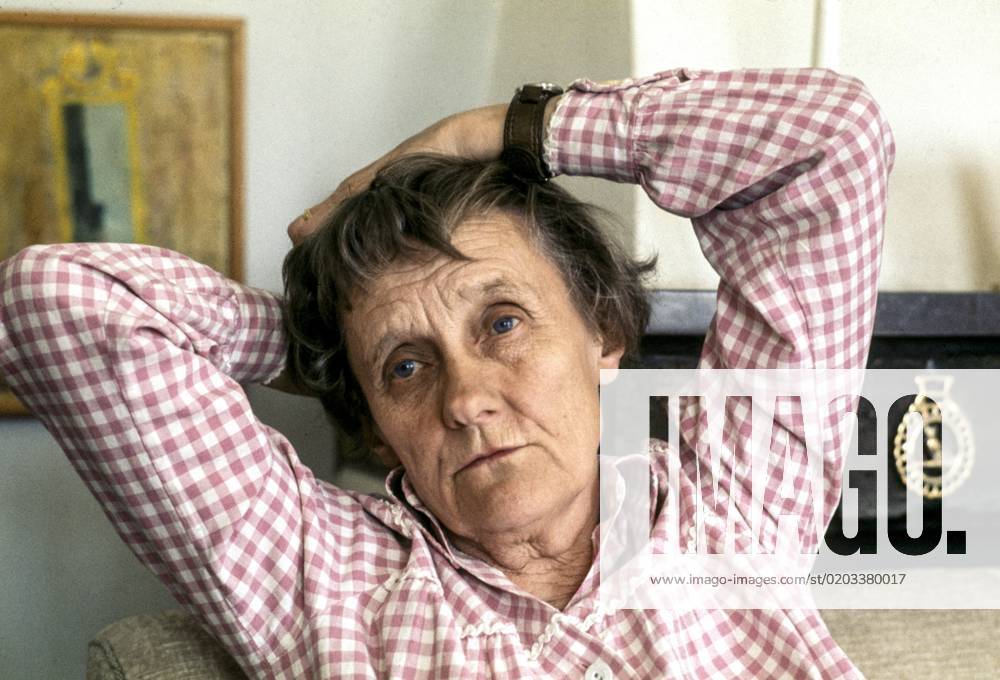 STOCKHOLM 1978 05 For Your Files Astrid Lindgren is seen in her home in Dalagatan Street in Stockholm,Sweden May, 1978 Astrid Lindgren was a childrens book writer and the mother of Pippi Longstocking Stockholm Sverige