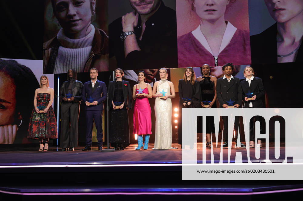 Shooting Stars 2023 @ Berlinale EUROPEAN SHOOTING STARS AWARD CEREMONY @ Berlinale Palast efp European Shooting Stars 2023 Leonie Benesch Germany Gizem Erdogan, Sweden Yannick Jozefzoon, The Netherlands Kayije Kagame, Switzerland Thorvaldur Kristjansson, Iceland Kristine Kujath Thorp, Norway Joely Mbundu, Belgium Benedetta Porcaroli, Italy Judi
