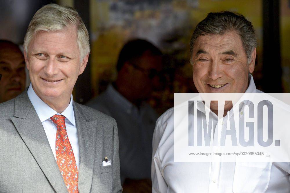- SERAING, BELGIUM: King Philippe - Filip of Belgium and Former Belgian cyclist Eddy Merckx pictured ahead of stage 4 of the 102nd edition of the Tour de France cycling race, 223,5km from Seraing, Belgium, to Cambrai, France, Tuesday 07 July 2015. This year s Tour de France is taking place from 4 to 26 July. DIRKxWAEM x04659907x