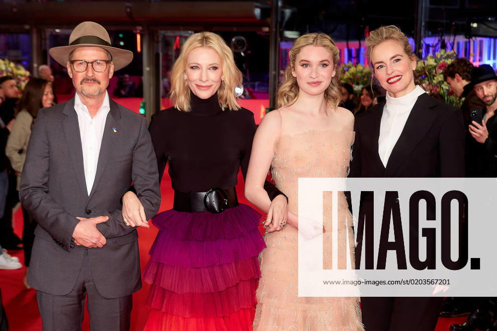 Berlinale Tar German premiere with Cate Blanchett Todd Field, Cate Blanchett, Sophie Kauer and Nina Hoss on the red carpet at the German premiere of Tar as part of the 73 Berlinale at the Berlinale Palast in Berlin