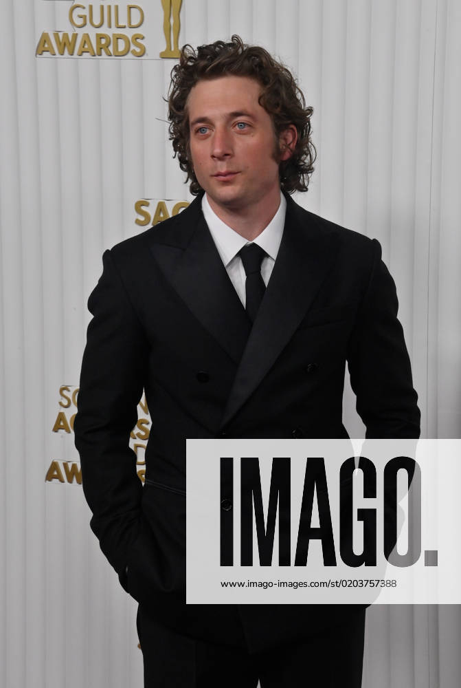 Jeremy Allen White attends the 29th annual SAG Awards at the Fairmont Century Plaza in Los Angeles, California on Sunday, February 26, 2023. LAP2023022601032 JIMxRUYMEN