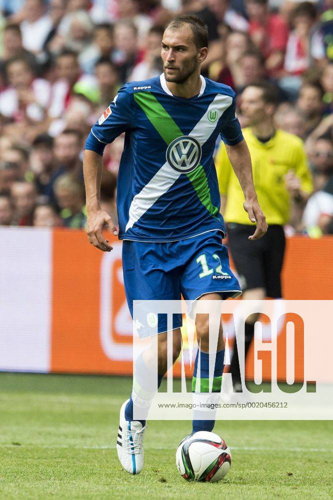Bas Dost of VFL Wolfsburg during the pre-season friendly match between Ajax Amsterdam and VfL Wolfsburg on July 17, 2015 at the Amsterdam Arena at Amsterdam, The Netherlands. Ajax v VfL Wolfsburg Pre-Season Friendly 2015 2016 GerritxvanxKeulenxIVx 4107794