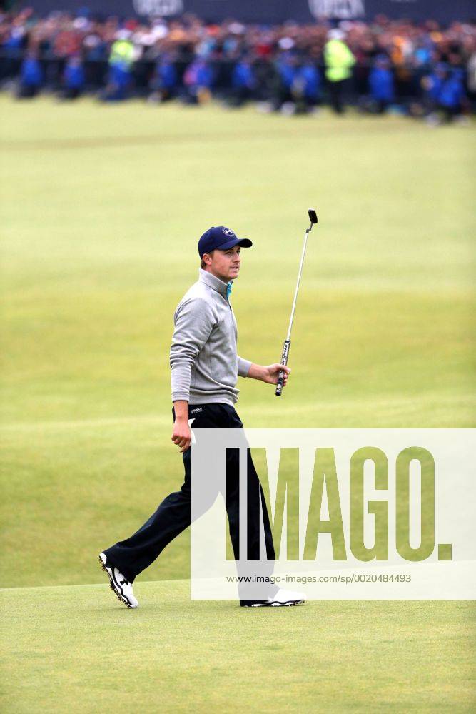 Jordan Spieth (USA), JULY 20, 2015 - Golf : Jordan Spieth of United States in action on the 18th hole during the final round of the 144th British Open Championship at the Old Course, St Andrews in Fife, Scotland. NoxThirdxPartyxSales (waha018436)
