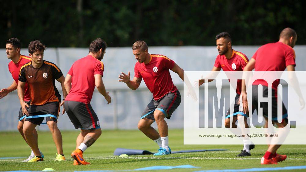 SOCCER - SL, Galatasaray, training camp VELDEN,AUSTRIA,21.JUL.15 - SOCCER - Sueper Lig, Galatasaray Istanbul, training camp. Image shows Lukas Podolski (Galatasaray middle). GEPAxpictures Klansek