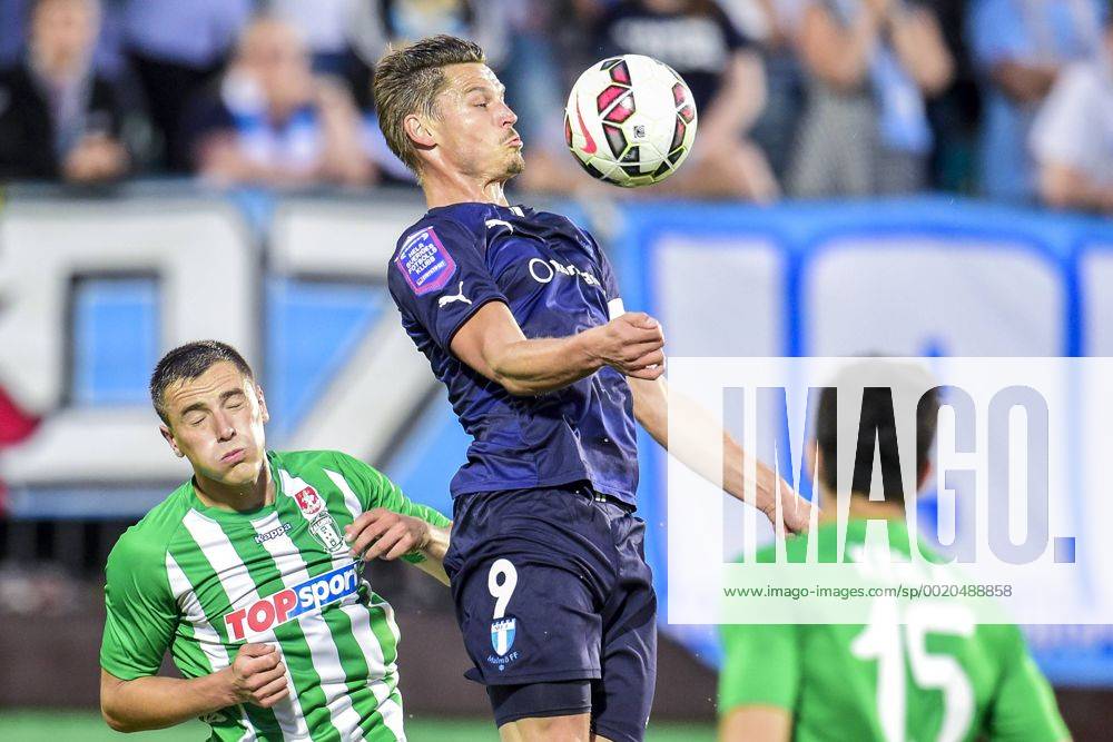 Vilnius, Litauen - 150721 Malmö FFs Markus Rosenberg - UEFA Europa League Quali 2015 2016 - Zalgiris Vilnius vs Malmö FF - - ZUMAb138