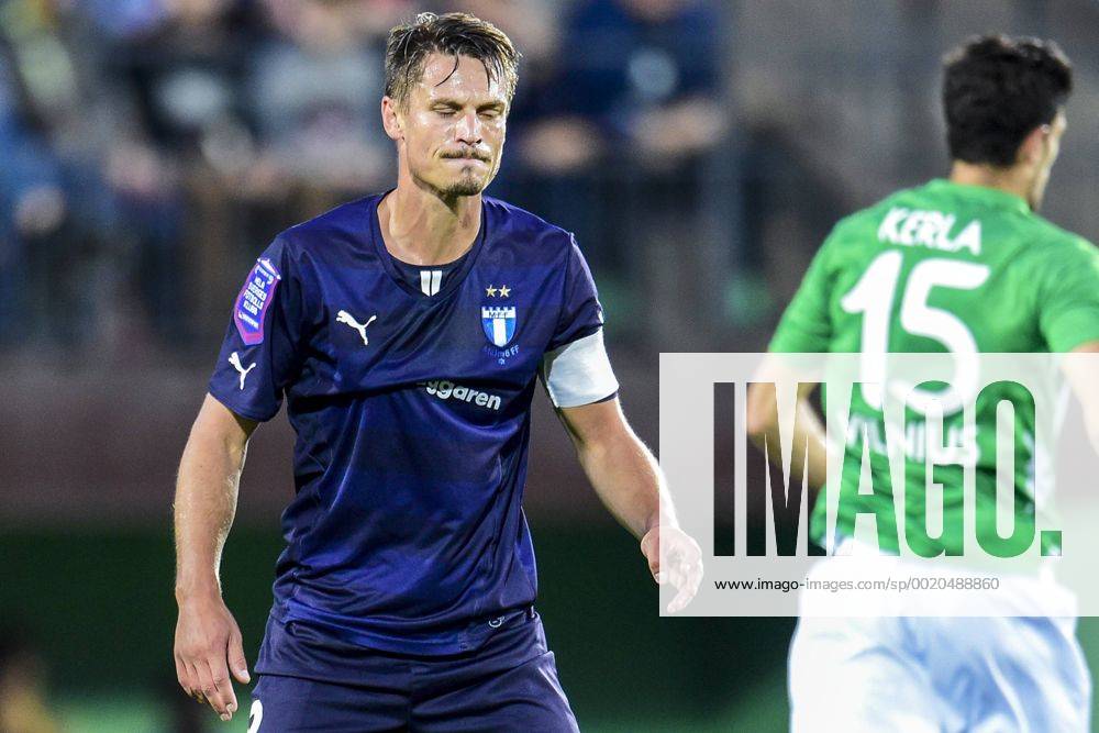 Vilnius, Litauen - 150721 Malmö FFs Markus Rosenberg deppar - UEFA Europa League Quali 2015 2016 - Zalgiris Vilnius vs Malmö FF - - ZUMAb138