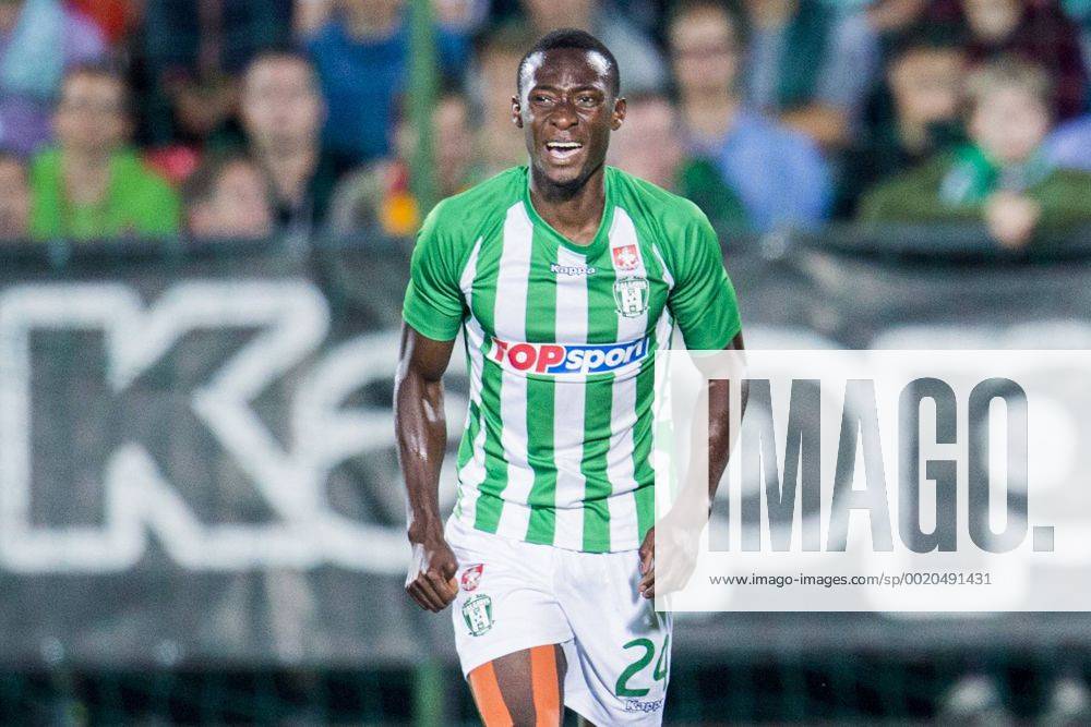 Vilnius, Litauen - 150721 Zalgiris Serge Nyuiadzi - fotbollsmatchen Zalgiris Vilnius VMFD and Malmö FF - Quali - Champions League den 21 juli 2015 i Vilnius. .Foto: LUDVIG THUNMAN BILDBYRAN kod LT 35107 News - July 21, 2015 - ZUMAb138