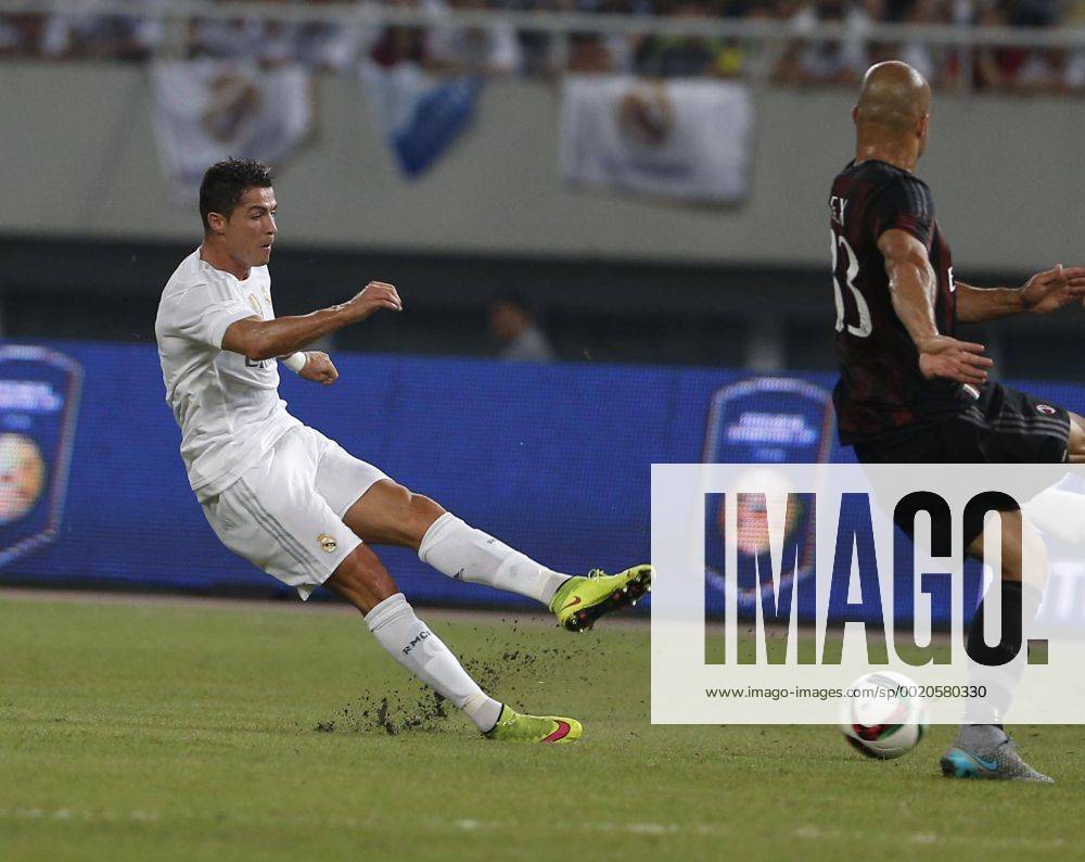 Pre-season friendly match between Real Madrid and AC Milan. In this picture, Cristiano Ronaldo. CHEMAxREYx