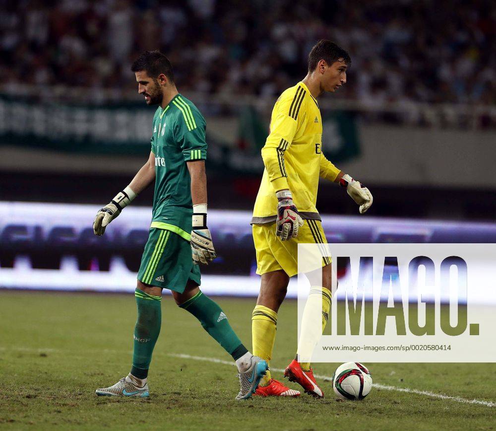 Pre-season friendly match between Real Madrid and AC Milan. In this picture, Kiko Casilla and Gianluigi Donnarumma. CHEMAxREYx