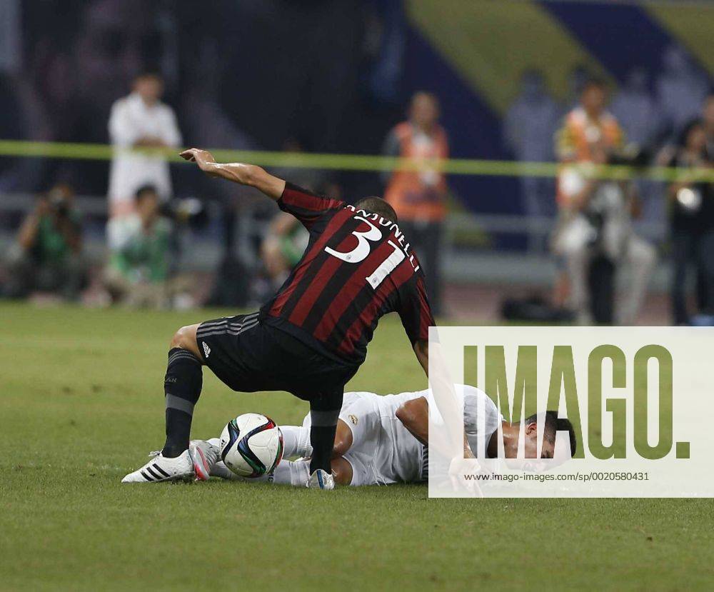 Pre-season friendly match between Real Madrid and AC Milan. In this picture, Lucas Vazquez and Luca Antonelli8 CHEMAxREYx