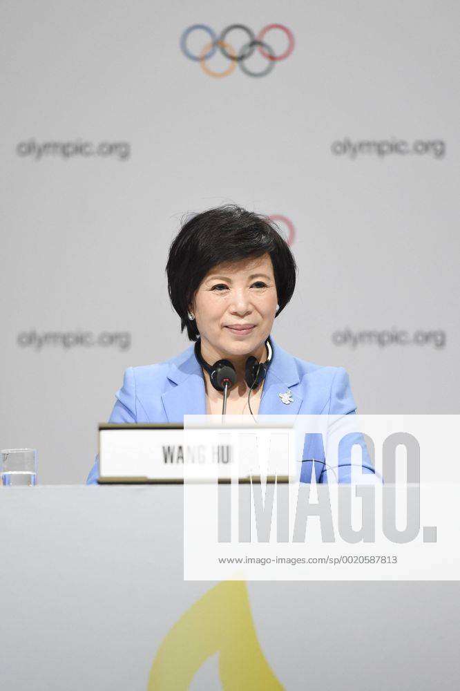 (CHINA OUT) Wang Hui, deputy secretary general of Beijing s bid committee, attends the Beijing 2022 Delegates press conference PK Pressekonferenz at the 128th IOC Session at the Kuala Lumpur Convention Centre on July 31, 2015 in Kuala Lumpur, Malaysia. CFP471005787