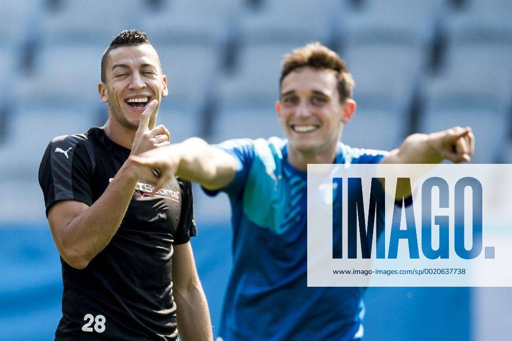 Aug. 4, 2015 - Malmö, Sverige - Malmö FFs Nikola Djurjic, Ben Rosen - Champions League, Training Malmö FF - ZUMAb138