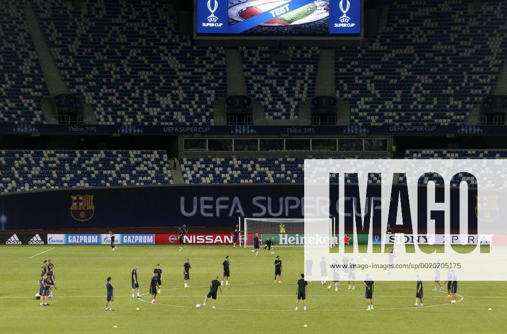 FC Barcelona Barca training session in Tiflis. xFRANCESCxADELANTADOx