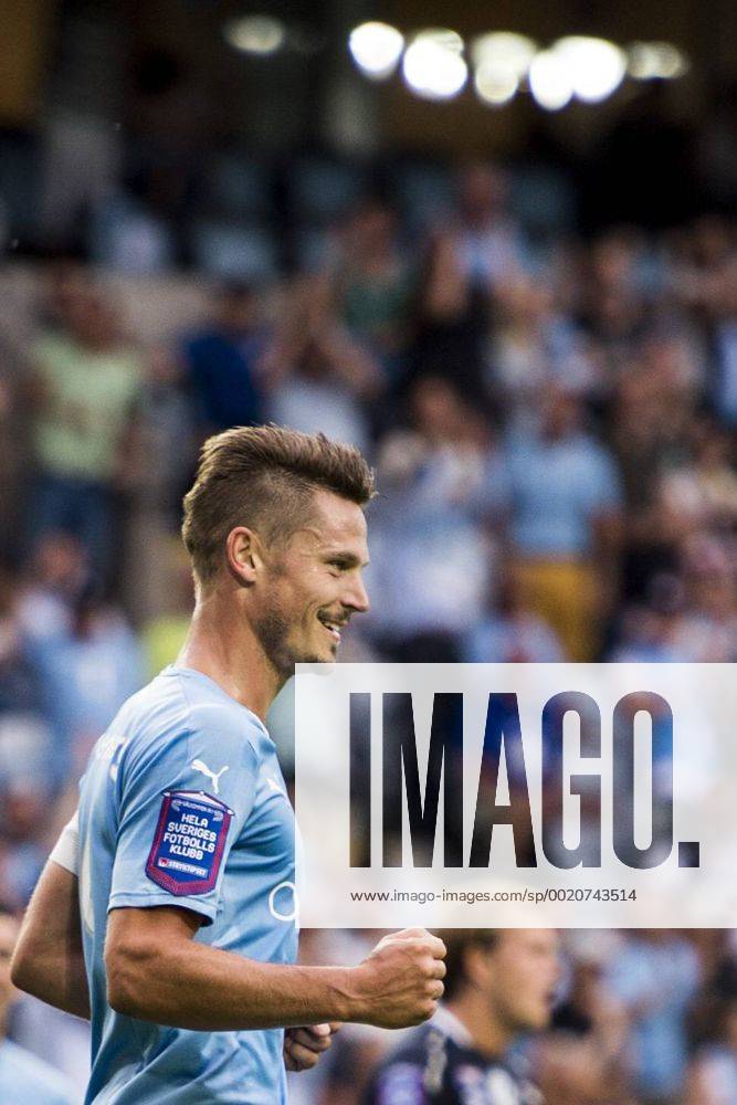 Aug. 15, 2015 - Malmö Sverige - 150815 Malmö FFs Markus Rosenberg jublar efter 2-0 - Fussball, SWE, Allsvenskan: Malmö FF - Gefle den 15 august 2015 in Malmö..Foto: News - Aug. 15, 2015 - ZUMAb138