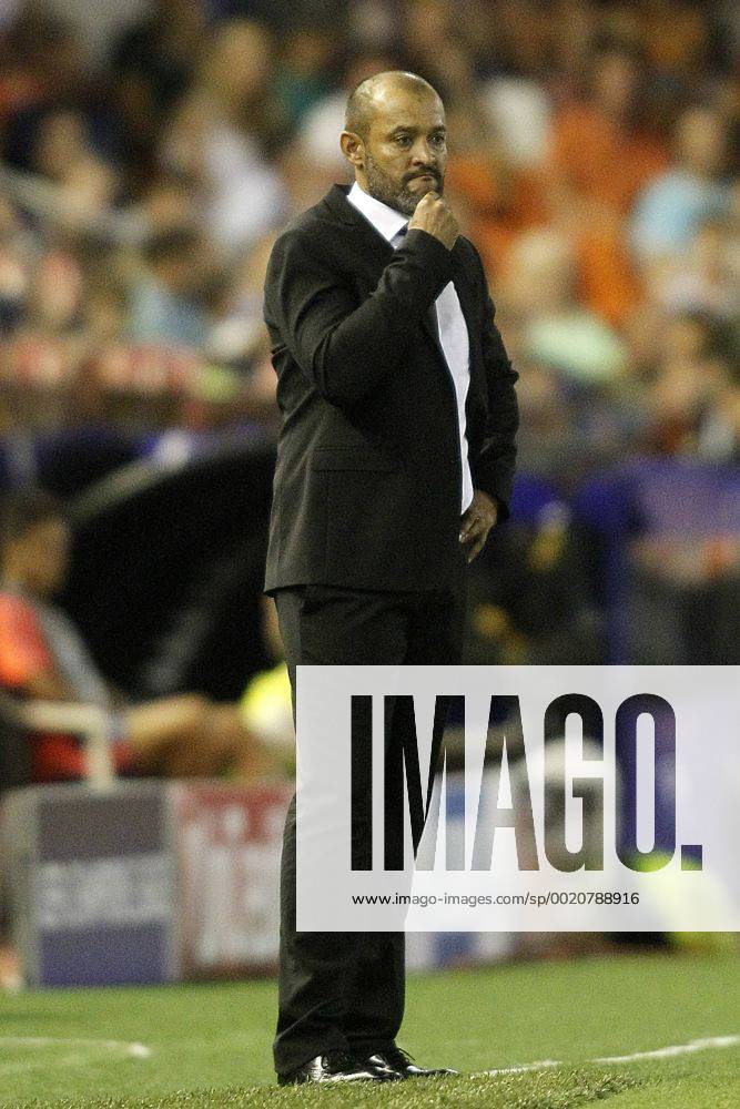Valencia s coach Nuno Espirito Santo during Champions League 2015 2016 Play-Offs 1st leg match. August 19,2015. (2015081936)