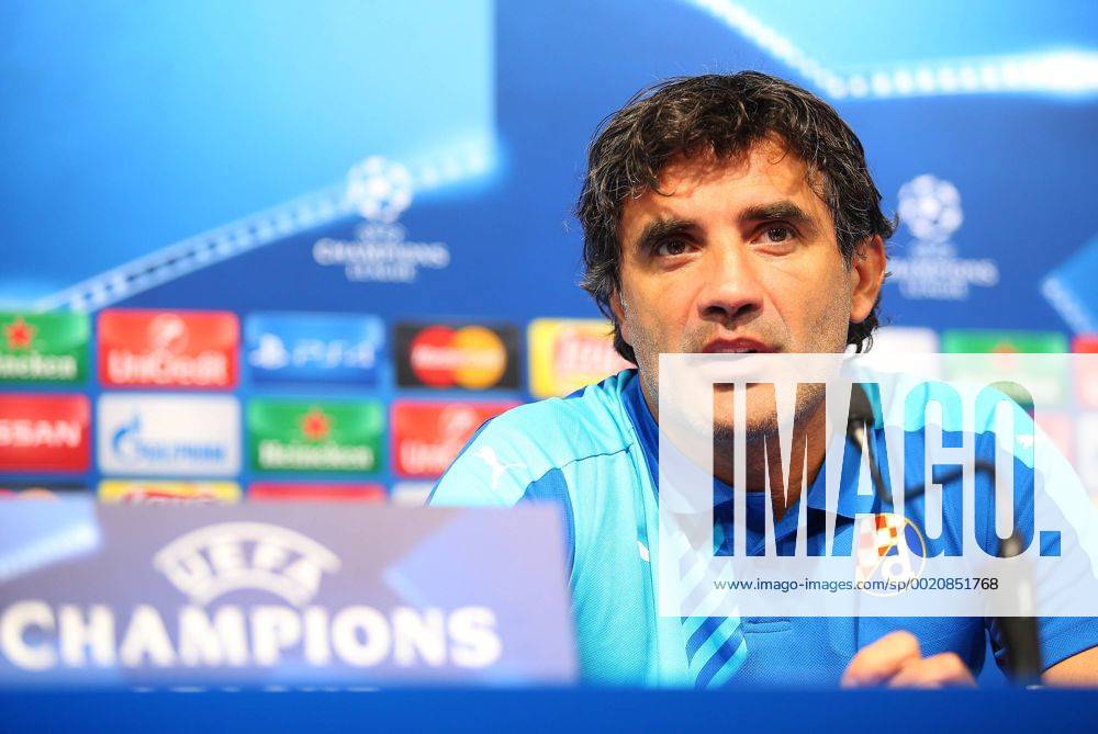 GNK Dinamo press conference PK Pressekonferenz - Zagreb, Croatia 24.08.2015., Zagreb, Croatia - Press conference of GNK Dinamo before qualification Champions League match with KF Skenderbeu. Coach Zoran Mamic JuricaxGaloic PIXSELL