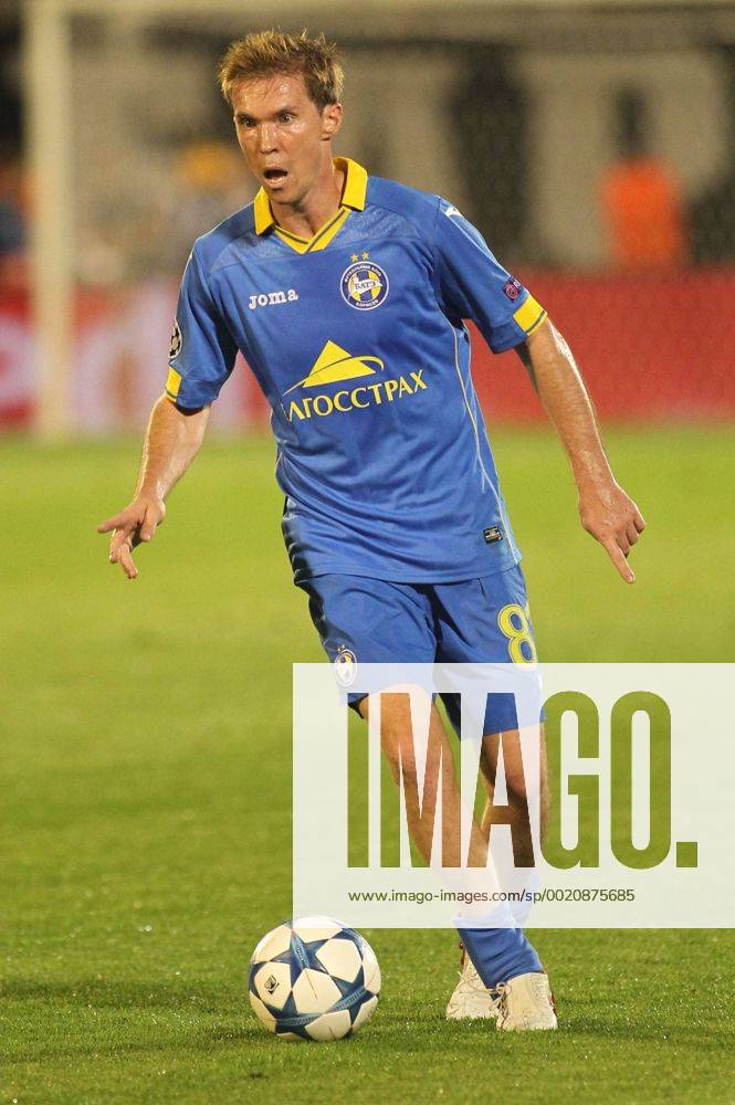 Belgrade(Serbia) FK Partizsan-FC bate Borisov Play off 2nd leg champions league men s football Aleksandr Hleb FC Bate Borisov :