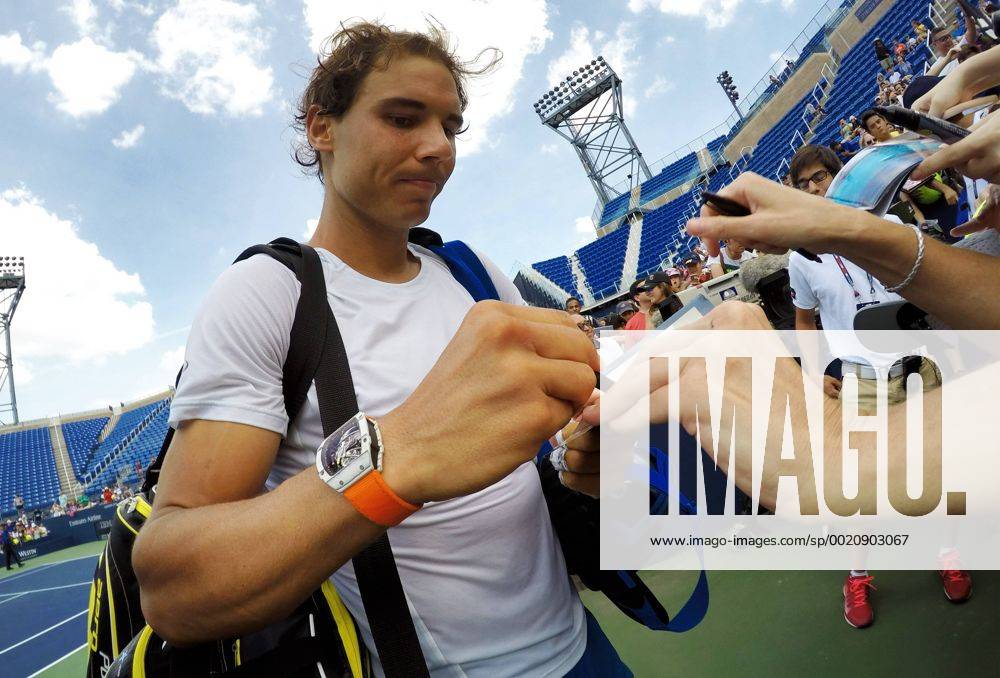 TENNIS - ATP Tennis Herren US Open 2015 NEW YORK CITY,NEW YORK,USA,29.AUG.15 - TENNIS - ATP World Tour, US Open 2015, Grand Slam, Flushing Meadows, preview, training. Image shows Rafael Nadal (ESP). GEPAxpictures xMatthiasxHauer