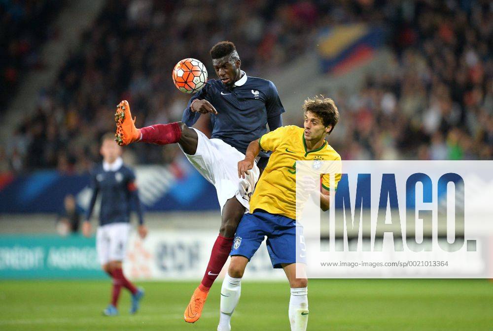 Tiemoue Bakayoko (fra) - Rodrigo Caio (bre) FOOTBALL : France vs Brasil - Football - firendly match - 08 09 2015 AnthonyBIBARD FEP Panoramic