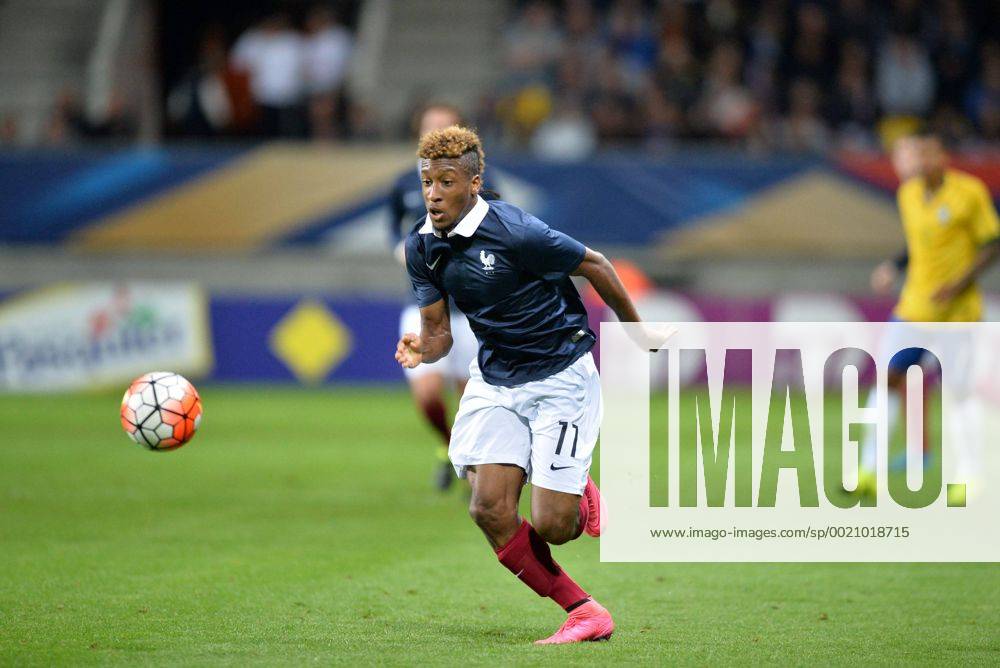 Kingsley Coman (fra) - Fussball - Nationalteam, Länderspiel - Freundschaftsspiel U21, Frankreich vs. Brasilien - 08 09 2015 AnthonyBIBARD FEP Panoramic