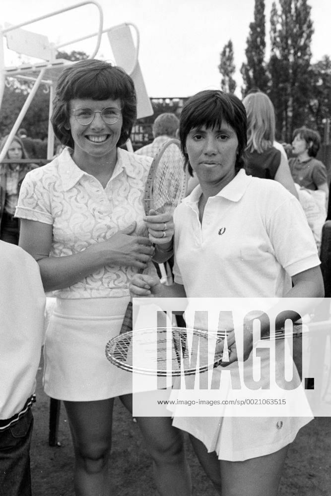 Billie Jean King (li.) und Rosie Casals (beide USA)