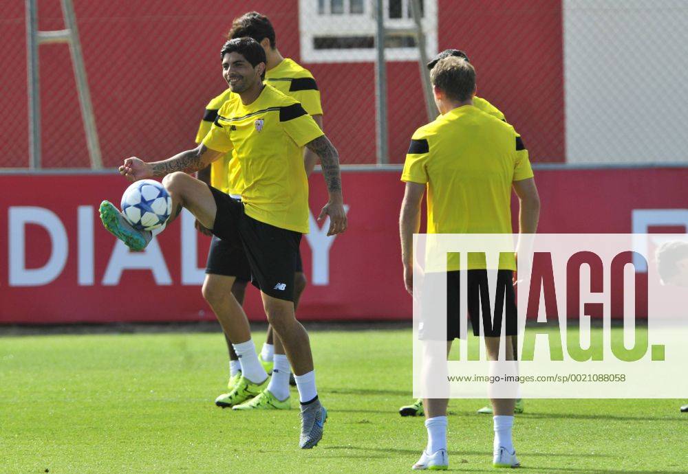 FC Sevilla training session. In this picture, Banega. HURTADOx
