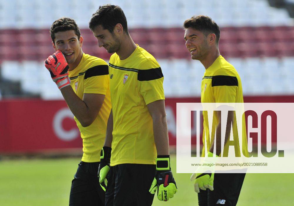 FC Sevilla training session. In this picture, Sergio Rico and David Soria. HURTADOx