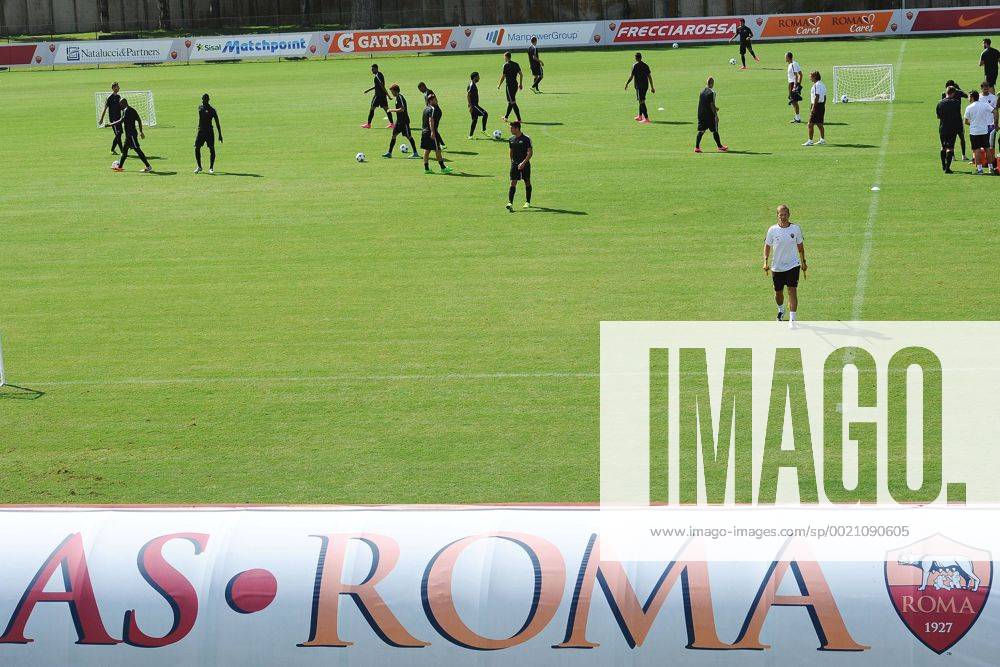 Vista Panoramica Panoramic View Football Champions League 2015 2016 AS Roma training andreaxstaccioli