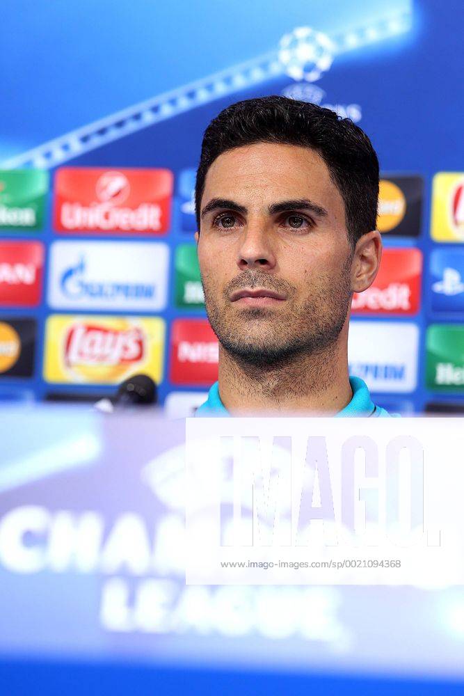 Champions League - Arsenal press conference PK Pressekonferenz 15.09.2015., Croatia, Stadium Maksimir, Zagreb - Press Conference of football club Arsenal FC day before the first round of the Champions League GNK Dinamo Zagreb - Arsenal FC. Mikel Arteta. GoranxStanzl PIXSELL