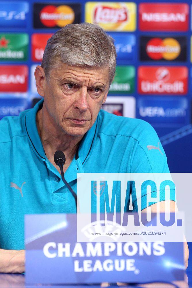 Champions League - Arsenal press conference PK Pressekonferenz 15.09.2015., Croatia, Stadium Maksimir, Zagreb - Press Conference of football club Arsenal FC day before the first round of the Champions League GNK Dinamo Zagreb - Arsenal FC. Arsenal coach Arsene Wenger GoranxStanzl PIXSELL