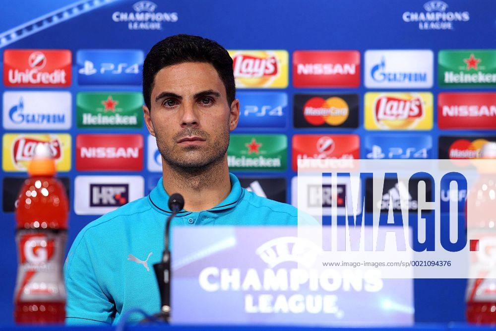 Champions League - Arsenal press conference PK Pressekonferenz 15.09.2015., Croatia, Stadium Maksimir, Zagreb - Press Conference of football club Arsenal FC day before the first round of the Champions League GNK Dinamo Zagreb - Arsenal FC. Mikel Arteta. GoranxStanzl PIXSELL