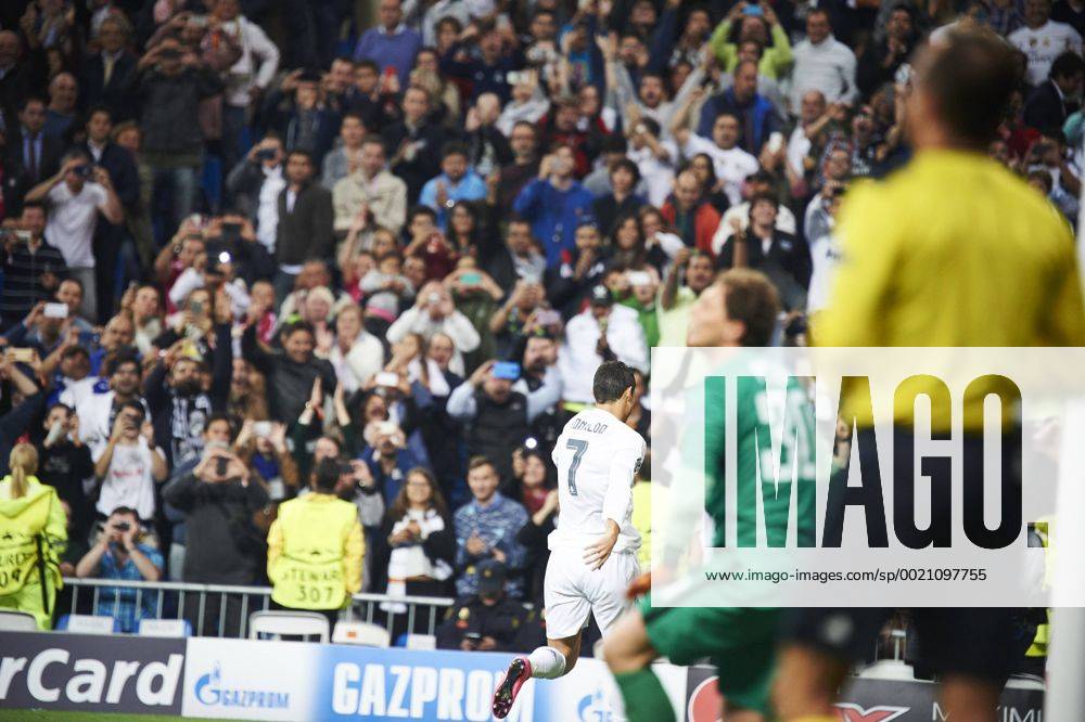 Sept. 15, 2015 - Madrid, Spain - Cristiano Ronaldo (forward, Real Madrid F.C.) in action during the UEFA Champions League match between Real Madrid and FC Shakhtar Donetsk at Santiago Bernabeu on September 15, 2015 in Madrid Real Madrid vs FC Shakhtar Donetsk. UEFA Champions League. - ZUMAg15_