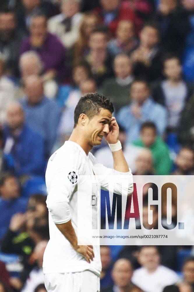 Sept. 15, 2015 - Madrid, Spain - Cristiano Ronaldo (forward, Real Madrid F.C.) in action during the UEFA Champions League match between Real Madrid and FC Shakhtar Donetsk at Santiago Bernabeu on September 15, 2015 in Madrid Real Madrid vs FC Shakhtar Donetsk. UEFA Champions League. - ZUMAg15_