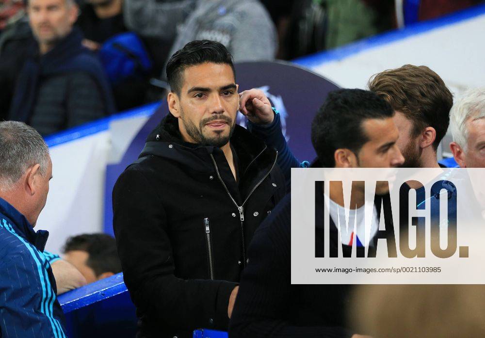 Chelsea s Radamel Falcao looks on from the bench UEFA Champions League - Chelsea vs Maccabi Tel Aviv - Stamford Bridge - England - 16th September 2015 - Picture David Klein Sportimage .