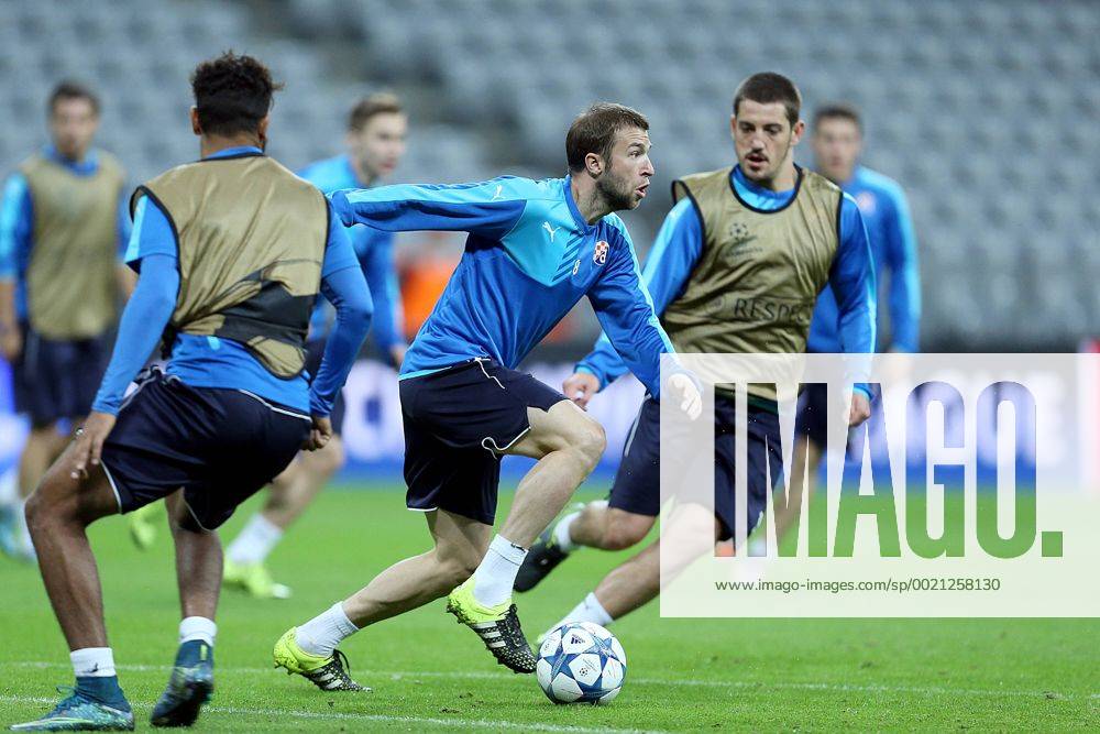 GNK Dinamo training 28.09.2015., Allianz Arena, Muenchen, Germany - Training GNK Dinamo day before the the second round of Group F of the Champions League match between FC Bayern - GNK Dinamo. Domagoj Antolic. GoranxStanzl PIXSELL