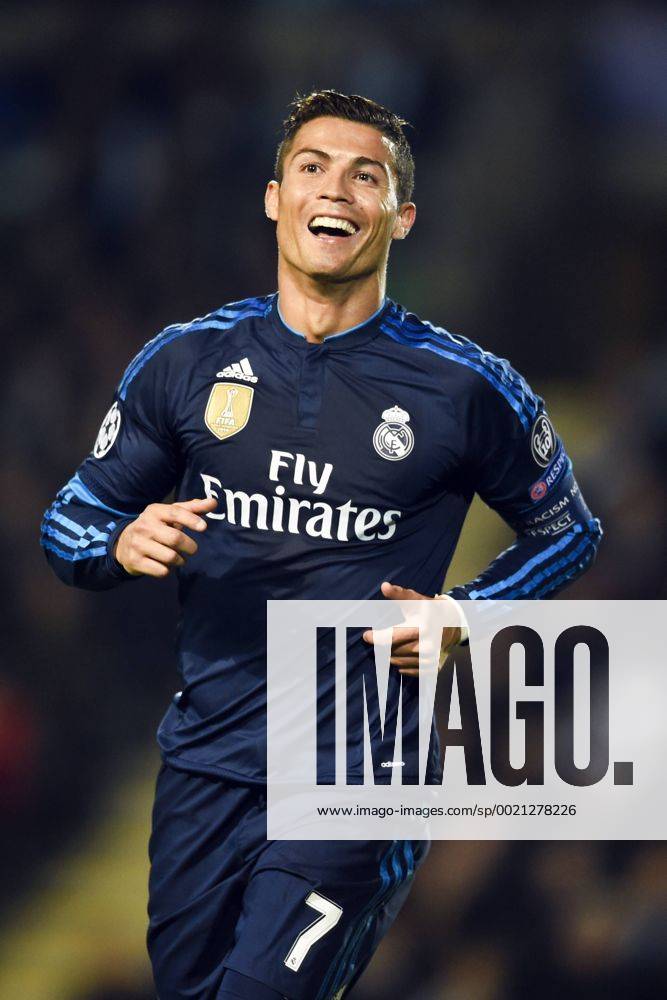 , 150930 Real Madrids Cristiano Ronaldo jublar efter 0-2 during UEFA Champions League 2015 2016 match between Malmö FF and Real Madrid.