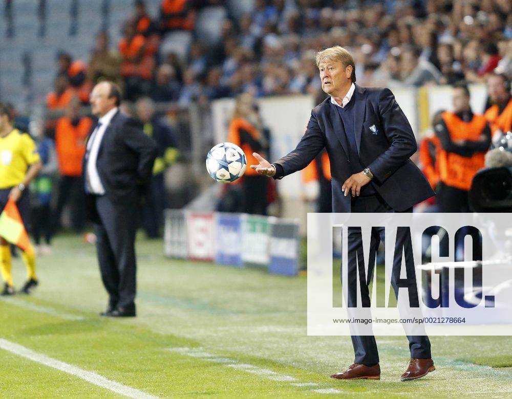 UEFA Champions League 2015 2016 match between Malmö FF and Real Madrid. In this picture, Age Hareide. A.xGARCIAx
