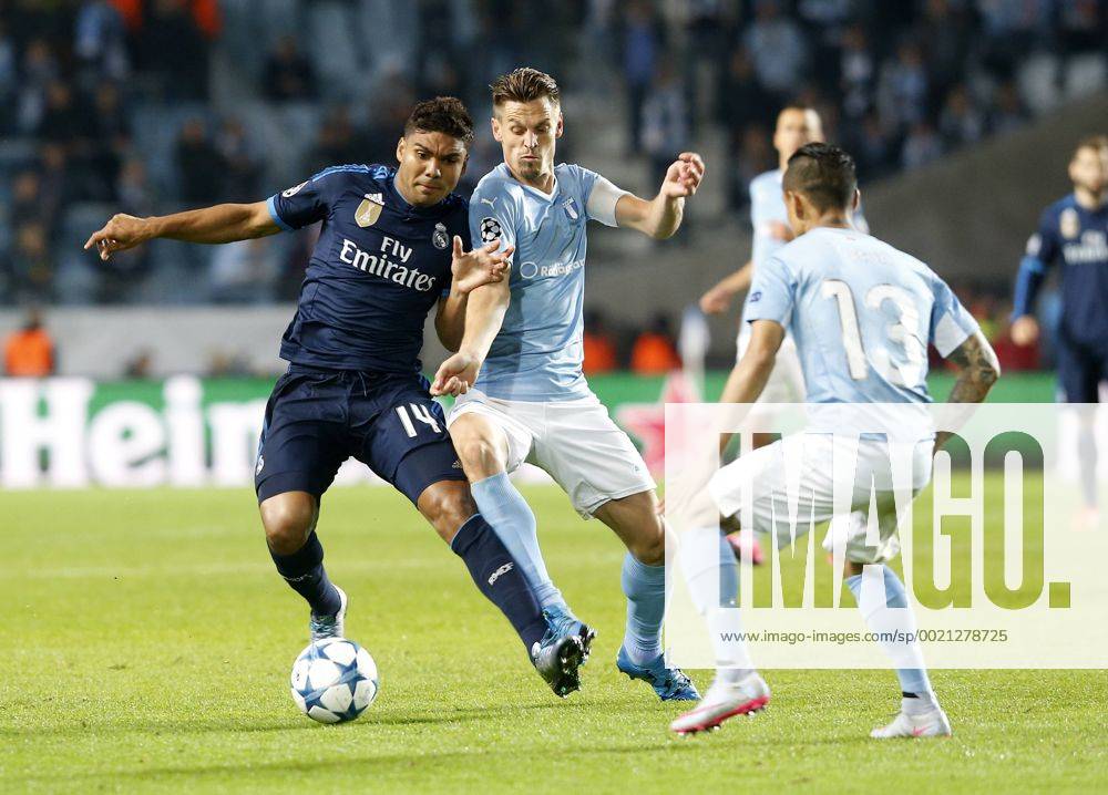 UEFA Champions League 2015 2016 match between Malmö FF and Real Madrid. In this picture, Real Madrid s Casemiro. A.xGARCIAx