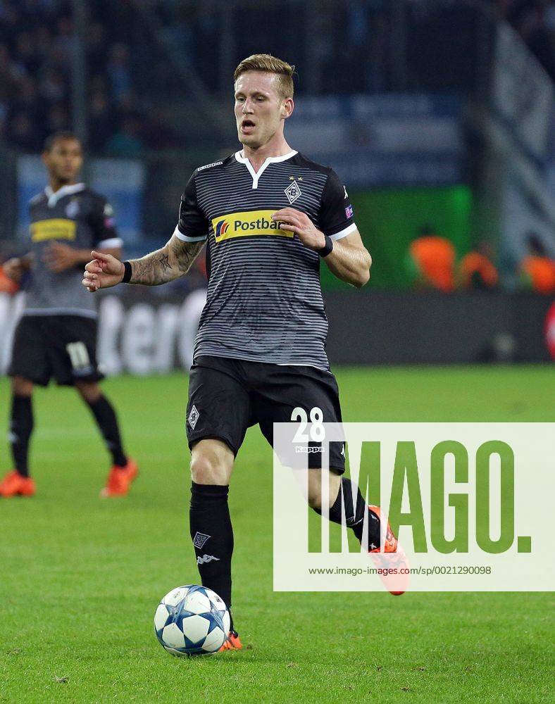 Fussball, UEFA Champions League, Borussia Moenchengladbach - Manchester City FC,, Andre Hahn (Borussia Moenchengladbach), Freisteller.