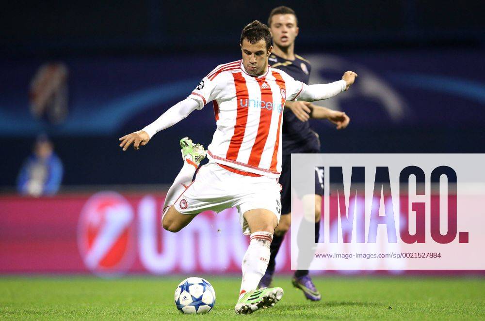 UEFA Champions League, Group F, Round 3, GNK Dinamo - FC Olympiakos 20.10.2015., Croatia, Zagreb - Maksimir Stadium - UEFA Champions League, Group F, Round 3, GNK Dinamo - FC Olympiakos. Luka Milivojevic. IgorxKralj PIXSELL