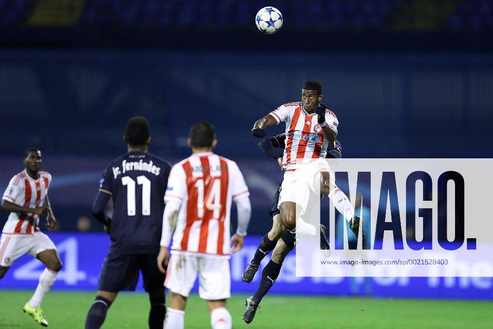 UEFA Champions League, Group F, Round 3, GNK Dinamo - FC Olympiakos 20.10.2015., Croatia, Zagreb - Maksimir Stadium - UEFA Champions League, Group F, Round 3, GNK Dinamo - FC Olympiakos. Ideye Brown. GoranxStanzl PIXSELL